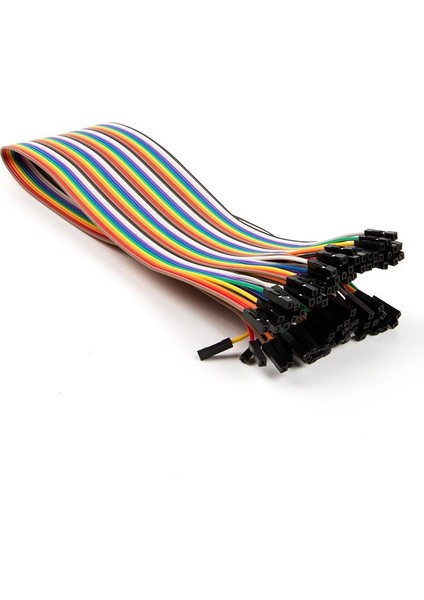 20 Pin 40cm Dişi - Dişi Breadboard Kablosu