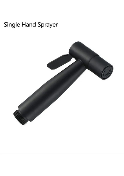 Siyah El Tipi Paslanmaz Çelik Tuvalet El Bide Musluk Püskürtücü Temizleme Seti Seti Tabancası Tuvalet Sprey Banyo Için Kendi Kendini Temizleyen Duş Başlığı (Yurt Dışından)