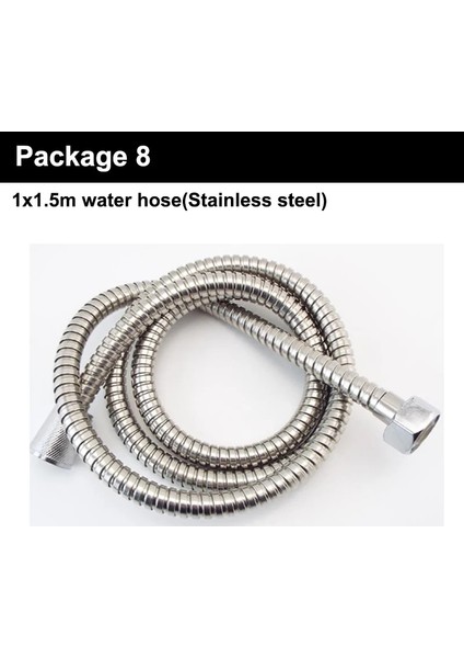 Paket 8 Tarzı Abs El Bide Musluk Püskürtme Tabancası Banyo Tuvalet Bide Duş Püskürtücü Su Tasarrufu Banyo Temizleme Duş Başlığı (Yurt Dışından)