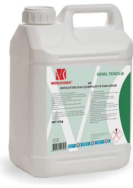 Halı Yıkama Şampuanı ve Parlatıcısı Konstantre Dp 5 kg