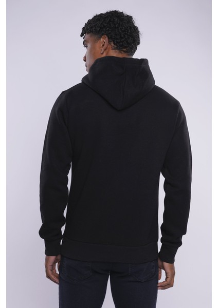 Sıyah Gabria Boston Baskılı Sweat