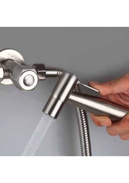 A1 Stili Paslanmaz Çelik Tuvalet El Bide Musluk Püskürtücü Bide Seti Püskürtme Tabancası Tuvalet Spreyi Banyo Kendi Kendini Temizleyen Duş Başlığı (Yurt Dışından) fırsatları