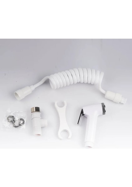 Stil Iki Stil Abs Taşınabilir Bide Püskürtme Seti El Tuvalet Bide Geri Çekilebilir Bahar Hortum Adaptörü Ücretsiz Montaj Braketi Anahtarı Temizleme Aracı (Yurt Dışından) fırsatları