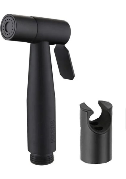 Açık Gri Tarzı Siyah Gümüş El Tuvalet Bide Musluk Püskürtücü Paslanmaz Çelik Banyo El Bide Püskürtme Tabancası Seti Tuvalet Kendi Kendini Temizleyen Duş (Yurt Dışından)