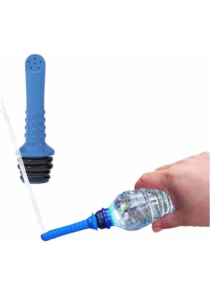 Mavi Stil 3 Paket Taşınabilir 2 Paket Peri Şişe Seyahat Bidesi cm Şişelerle Uyumlu Kişisel Hijyen Bakımı Shattaf Su Spreyi (Yurt Dışından)