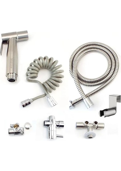 Paket 3 Tarzı El Tuvalet Asılı Sepet Bide Püskürtücü Su Musluk Seti Kiti Paslanmaz Çelik Duş Başlığı Wc El Banyo Kendi Kendini Temizleyen (Yurt Dışından) fırsatları