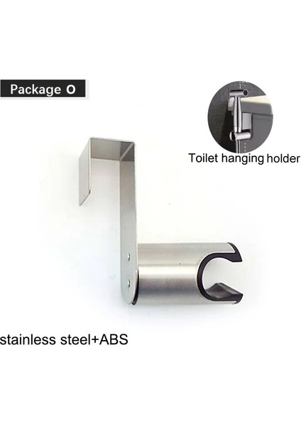 Ey Stil El Taşınabilir Tuvalet Bide Püskürtme Tabancası Paslanmaz Çelik El Bide Musluk Wc Banyo Siyah Püskürtücü Duş Başlığı Kendi Kendini Temizleyen (Yurt Dışından)