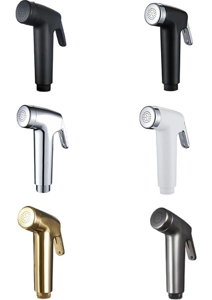 Krom Set Pvc Hortum Stili El Tuvalet Bide Püskürtücü Abs Banyo Duvara Monte El Bide Püskürtücü Seti Tuvalet Kendi Kendini Temizleyen Douche Duş Başlığı Hortum ile (Yurt Dışından) modelleri