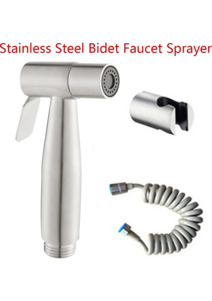 Püskürtücü - Yumruksuz Stil Banyo Hortumu Tutucu Yıkama El Paslanmaz Çelik Duş Bide Püskürtme Seti Shattaf Vücut Musluk Tuvalet Banyo Basınçlı (Yurt Dışından) modelleri