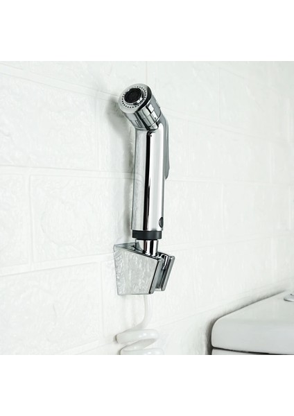 Pvc Yaylı Hortum Yalnızca Stil Krom Cilalı 2 Fonksiyonlu El Bide Sprey Duş Seti Abs Tuvalet Püskürtücü Bez Bebek Bezi Bide Püskürtücüler Duş Spreyi Shattaf (Yurt Dışından) indirimleri