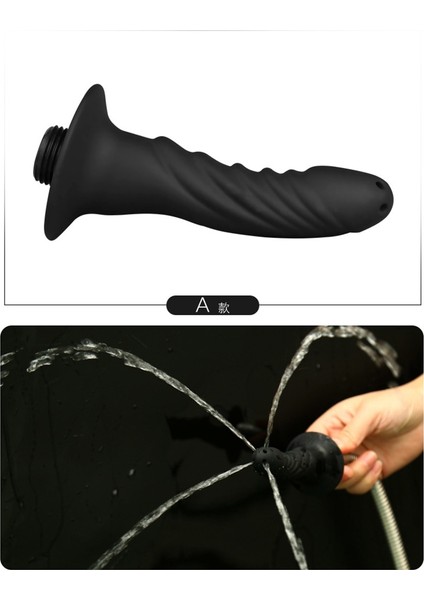 Bir Stil Taşınabilir Silikon Bide Temizleyici Hijyen Yıkama Memesi Hortum Douche Lavman Duş Unisex Erkekler Kadınlar Için (Yurt Dışından)