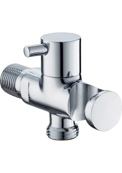 L Kontrol Valfi Stili Mttuzk Katı Pirinç Krom Bide Banyo Duş Başlığı Bide Tuvalet Püskürtücü Hygieower Bide Dokunun Duvara Monte Bide Musluk (Yurt Dışından)