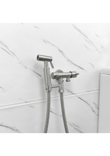 Pvc Yaylı Hortum Sadece Stil El Tuvalet Bide Püskürtücü Paslanmaz Çelik Tuvalet Döndür Tutucu Musluk Vana Seti Banyo Kendini Temizleyen Püskürtücü Duş Başlığı (Yurt Dışından) fırsatları