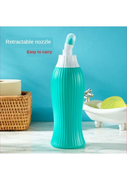 Yeşil Tarzı 450 ml Püskürtücü Kişisel Temizleyici El Koltuk Tuvalet Bide Hijyen Mücadele Yıkama Seyahat Taşınabilir Şişe Elderwoman Bide (Yurt Dışından)