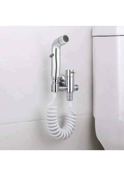 Galvanik Abs El Ayarlanabilir Bide Püskürtücü 2 Sprey Modu Otomatik Su Kaldırma Masaj Fonksiyonu ile Tuvalet Bide Memesi (Yurt Dışından)