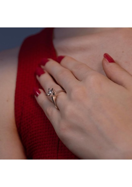 F Renk 1 Karat Pırlanta Tektaş Yüzük - Hrd Sertifikalı modelleri