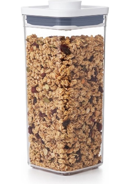 Pop Container Saklama Kabı Orta /Kısa Boy Kare 1, 6 L