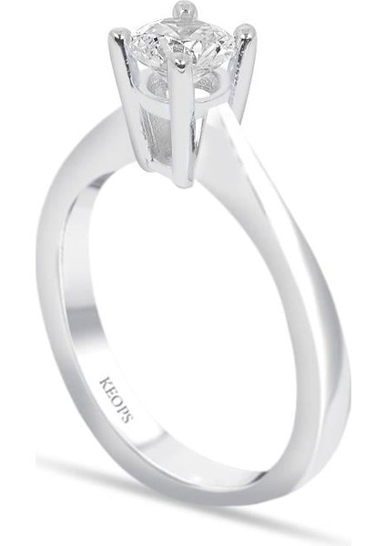 D Renk 0.50 Karat Pırlanta Tektaş Yüzük - Hrd Sertifikası fiyatları