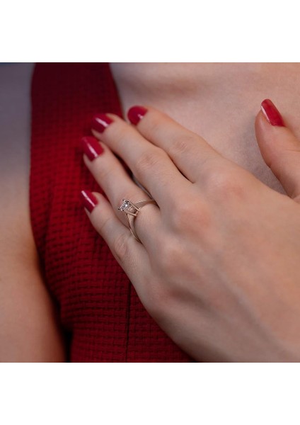 D Renk 0.50 Karat Pırlanta Tektaş Yüzük - Hrd Sertifikası modelleri