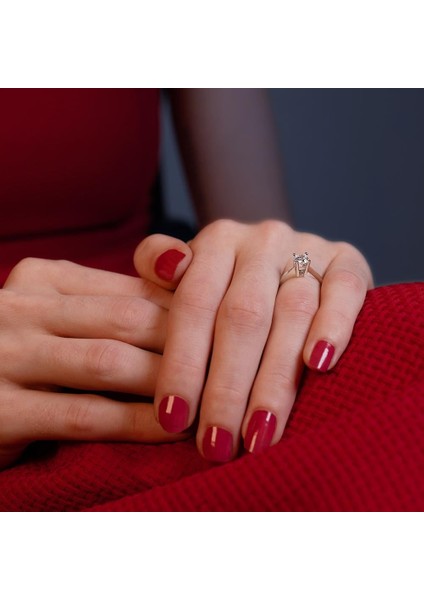 D Renk 0.50 Karat Pırlanta Tektaş Yüzük - Hrd Sertifikası fırsatları