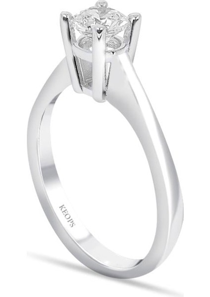 E Renk 0.60 Karat Pırlanta Tektaş Yüzük - Hrd Sertifikalı fiyatları