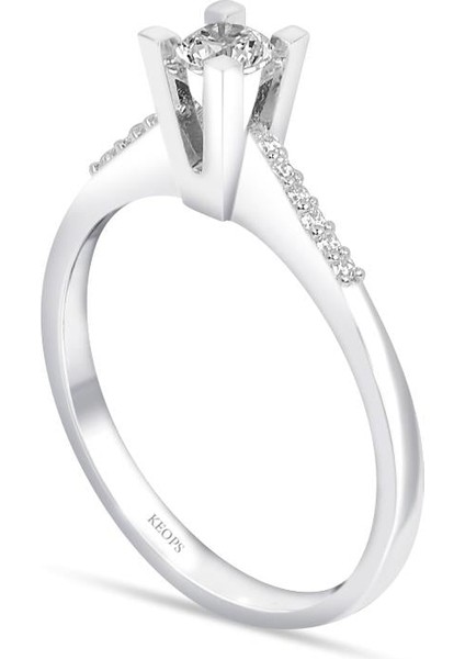 Toplam 0.24 Karat Pırlanta Tektaş Yüzük fiyatları