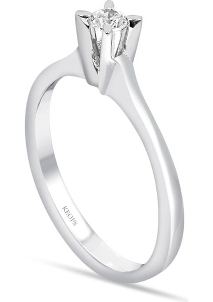 F Renk 0.10 Karat Pırlanta Tektaş Yüzük fiyatları