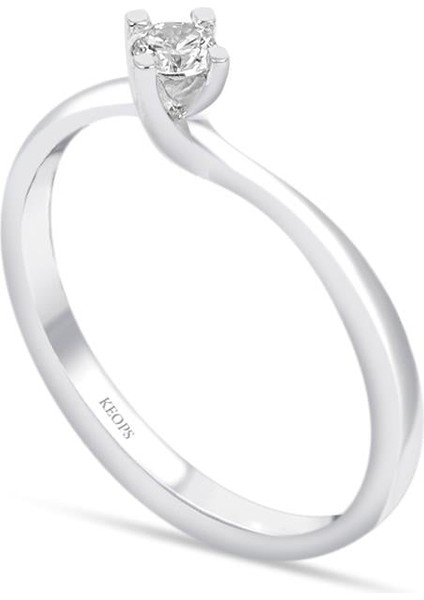 H Renk 0.15 Karat Pırlanta Tektaş Yüzük fiyatları