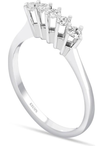 G Renk 0.25 Karat Pırlanta Beştaş Yüzük fiyatları