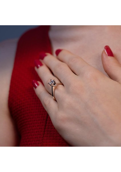 F Renk 0.50 Karat Pırlanta Tektaş Yüzük - Hrd Sertifikalı modelleri