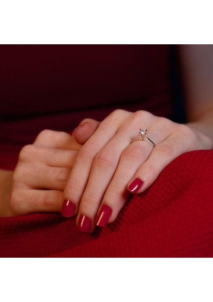 F Renk 0.25 Karat Pırlanta Tektaş Yüzük fırsatları