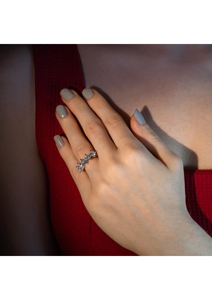 D Renk 1.50 Karat Pırlanta Beştaş Yüzük - Hrd Sertifikalı fırsatları