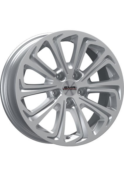 EMR-G690-90 7.0X16" -4X108 ET35 63.4 Silver Diamond Jant (4 Adet)