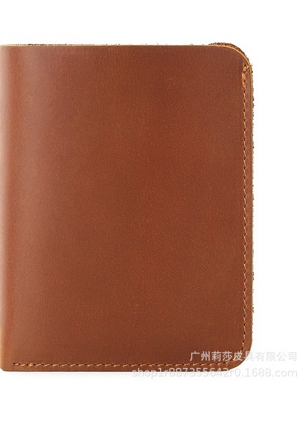 Dikey Tam Deri Cüzdan Üst Katman Inek Derisi Cüzdan (Yurt Dışından) fırsatları