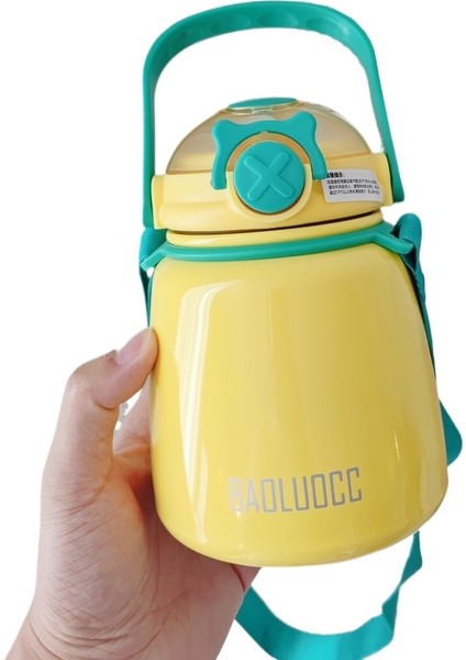 Taşınabilir Elde Tutulan Şık ve Basit Paslanmaz Çelik Su Bardağı (Yurt Dışından)