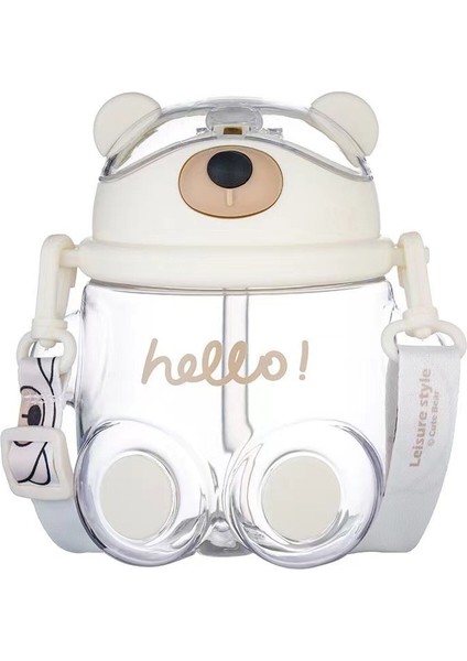 Sevimli Ayı ve Yakışıklı Öğrenci Su Bardağı (Yurt Dışından)