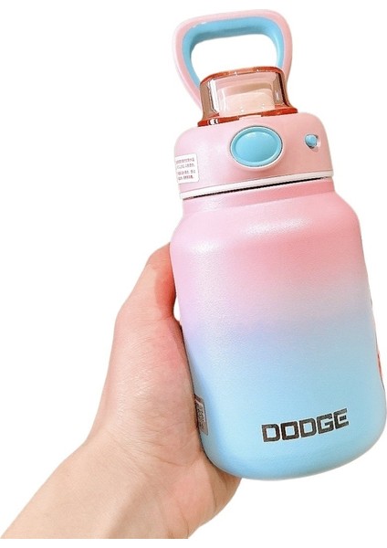 Basit Degrade Renkli 316 Astarlı Saman Su Bardağı (Yurt Dışından)