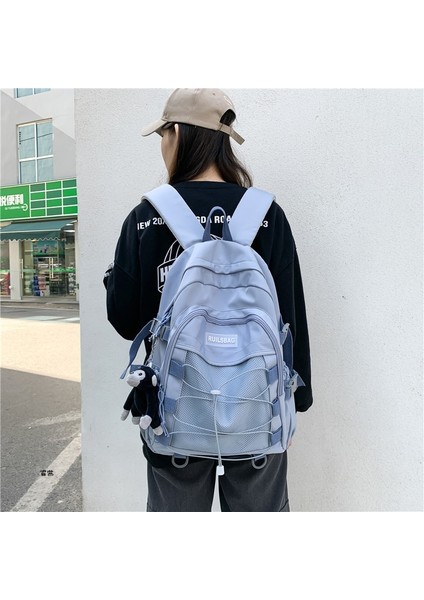 Bayan Üniversite Öğrencileri Için Kore Tarzı Tüm Maçlara Uygun Sırt Çantası (Yurt Dışından) fırsatları