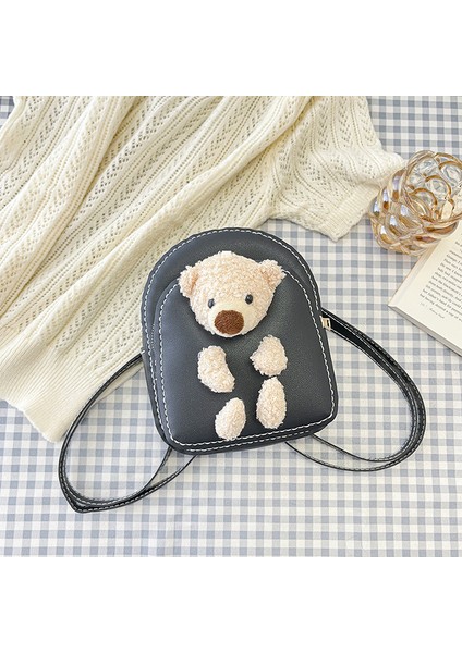 Karikatür Sevimli Messenger Çanta El Dikili Ayı Sırt Çantası (Yurt Dışından)