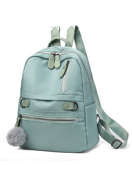 Btm Kadın Fermuarlı Sırt Çantası - Siyah (Yurt Dışından)