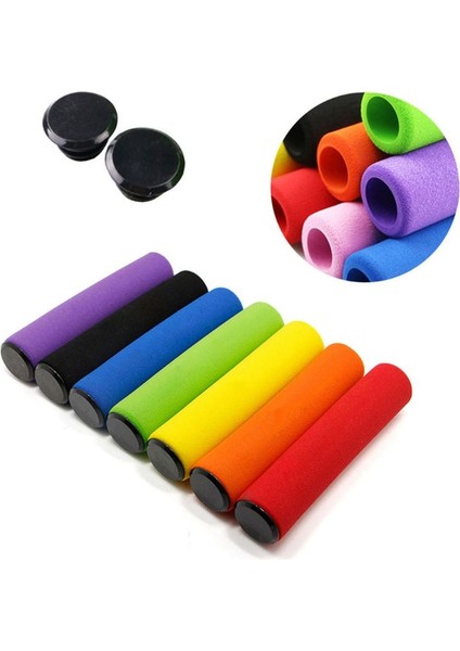 Siyah Stil 1 Çift Yumuşak Köpük Sünger Bmx Mtb Bisiklet Döngüsü Bisiklet Kolu Gidon Bar Sapları (Yurt Dışından) modelleri