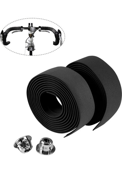 No.5 Tarzı 2 Adet Bisiklet Gidon Bantları Bisiklet Bisiklet Kolu Kaymaz Kemer Kauçuk Sarma Bantları Direksiyon Kılıfı Bisiklet Gidon Aksesuarları (Yurt Dışından) indirimleri