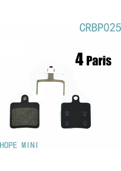 CRBP025 Stili Avid Bb5 Mekanik Fren Için 4 Çift Bisiklet Yarı - Metalik Disk Fren Balataları (Yurt Dışından)