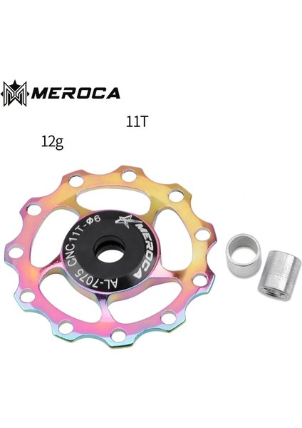 11T Renk Stili Meroca Dağ Bisikleti Yol Bisikleti Alüminyum Jokey Tekerlek Arka Attırıcı Kasnak Çelik Rulman Kılavuzu (Yurt Dışından) fırsatları