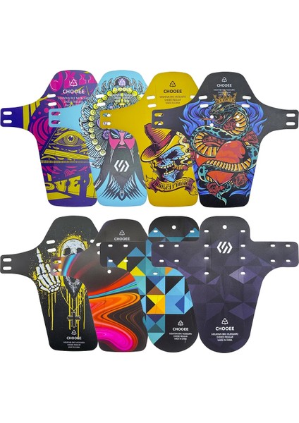 Kuzey Işıkları Tarzı Chooee Bisiklet Çamurluğu, Mtb Yol Bisikleti Frontrear Evrensel Çamurluk Uyumlu, 1 Adet (Yurt Dışından) fırsatları