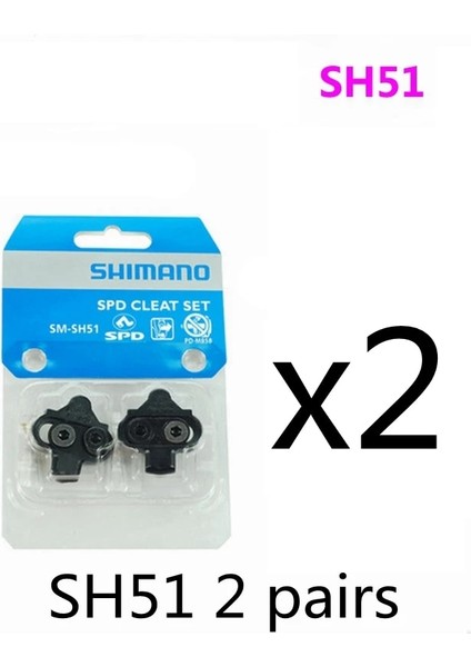 SM-SH56 1 Çift Stil Yeni Spd SM-SH51SM-SH56 Pedal Serbest Bırakma Somunu, Dağ Bisikleti Bisiklet Ayakkabıları Için Kullanılan Cleat Kiti, Bisiklet Parçaları SH51 Cleat (Yurt Dışından)