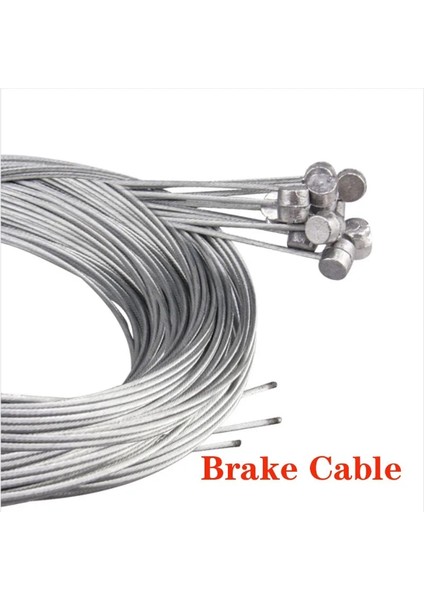 Bisiklet Fren Stili Et 2m Mtb Bisiklet Fren Hattı Bisiklet Hız Hattı Sabit Vites Değiştirici Dişli Fren Kablosu Seti Mtb Yol Bisikleti Için Çekirdek Iç Tel (Yurt Dışından)
