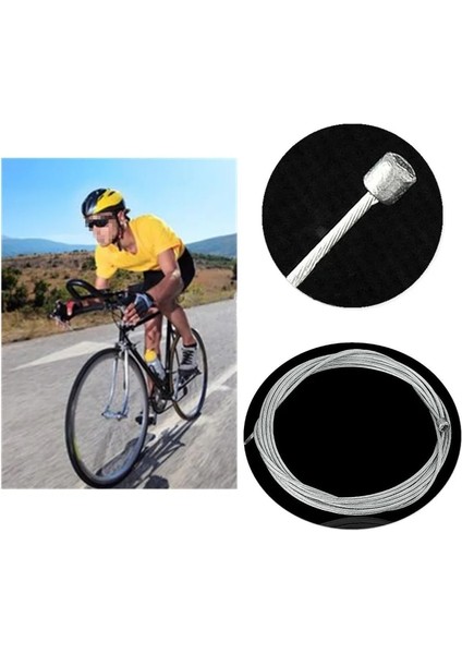 Bisiklet Fren Stili Et 2m Mtb Bisiklet Fren Hattı Bisiklet Hız Hattı Sabit Vites Değiştirici Dişli Fren Kablosu Seti Mtb Yol Bisikleti Için Çekirdek Iç Tel (Yurt Dışından) fırsatları