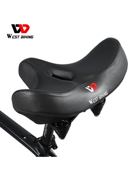 Siyah Stil Büyük Yol Bisiklet Eyerleri Nefes Alabilir Kaymaz Mtb Koltuk Kalınlaşmak Genişletin Yumuşak Içi Boş Yastık Bisiklet Aksesuarları Bisiklet Parçaları (Yurt Dışından) fırsatları