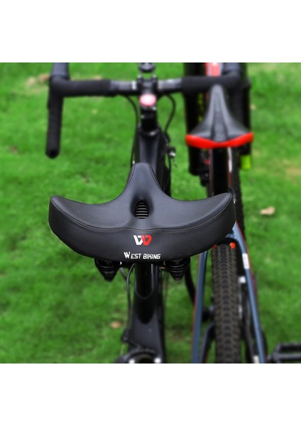 Siyah Stil Büyük Yol Bisiklet Eyerleri Nefes Alabilir Kaymaz Mtb Koltuk Kalınlaşmak Genişletin Yumuşak Içi Boş Yastık Bisiklet Aksesuarları Bisiklet Parçaları (Yurt Dışından) indirimleri